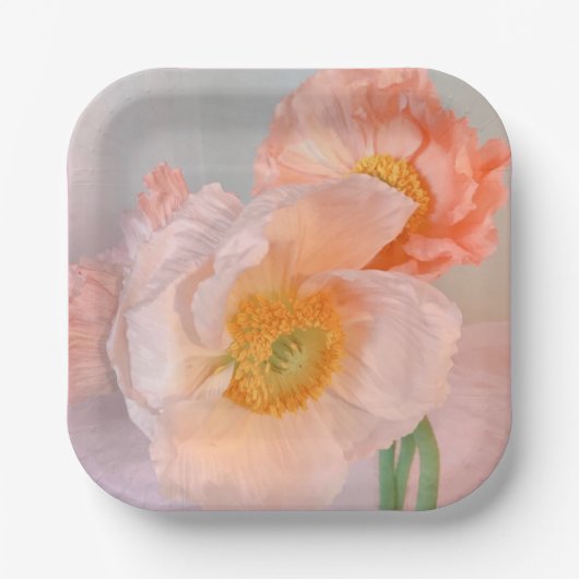 Mohnliebe Pappteller (Vorderseite)