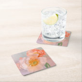 Mohnliebe Rechteckiger Pappuntersetzer (Vor Ort)