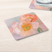 Mohnliebe Rechteckiger Pappuntersetzer (angewinkelt)