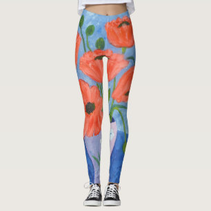 Mohnmalerei Leggings