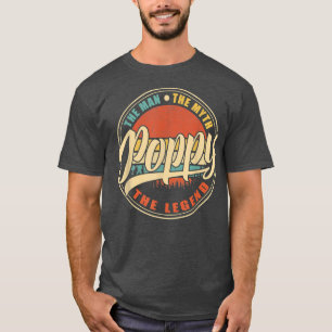 Mohnmann Mythos Legende Vintage Retro Vatertag T-Shirt