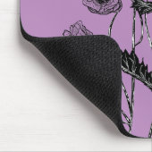 Mohnmaus - Benutzerdefinierte Farben - Lila Mousepad (Ecke)