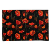 Mohnmuster Kissenbezug (Vorderseite-Rechts)