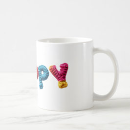 Mohnname im dynamischen Häkelmuster Kaffeetasse