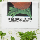 Mohnpacketikett Geschirrtuch (Gefaltet)