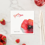 Mohnpapier Napkin Serviette (Beispiel)