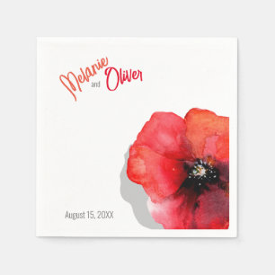 Mohnpapier Napkin Serviette