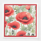 Mohnpapier Serviette (Vorderseite)