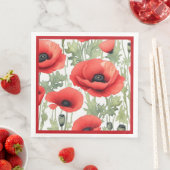 Mohnpapier Serviette (Beispiel)