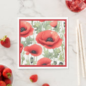 Mohnpapier Serviette (Beispiel)