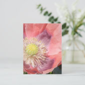 Mohnpostkarte Postkarte (Stehend Vorderseite)