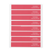 Mohnrot Hochskala monochromatisch (Bogen)