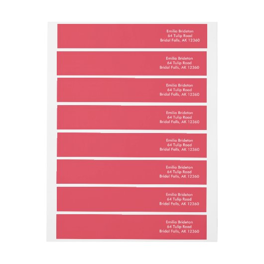 Mohnrot Hochskala monochromatisch (Bogen)