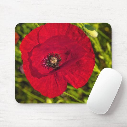 Mohnserie #2 mousepad (Mit Mouse)