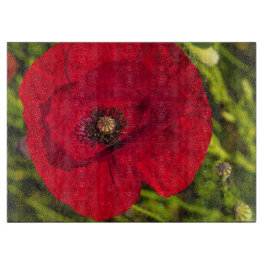 Mohnserie #2 schneidebrett