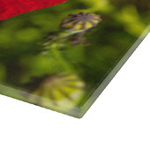 Mohnserie #2 schneidebrett (Ecke)