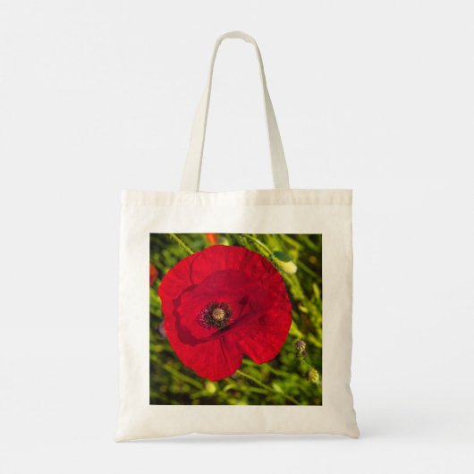 Mohnserie #2 tragetasche (Rückseite)