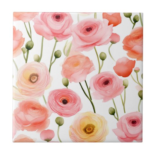 Mohnstäbchen für Blume Fliese (Vorderseite)