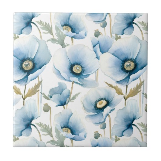 Mohnstäbchen für Blume Fliese (Vorderseite)