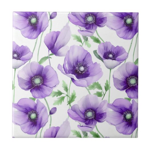 Mohnstäbchen für Blume Fliese (Vorderseite)