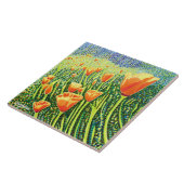 Mohnstäbchen, Mohnschwänzchen, Keramik, Tile Fliese (Seite)