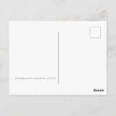 Mohnstalks, getrocknet postkarte (Rückseite)