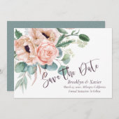 Mohnstrahlung Save the Date (Vorne/Hinten)