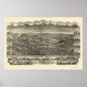 Mohnsville, PA Panoramic Map - 1898 Poster (Vorne)