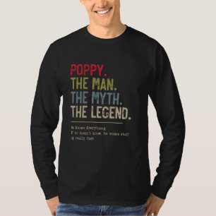 Mohnt den Mann, den Mythos, den er kennt alles T-Shirt