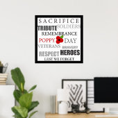 Mohntag - Poster (Heimbüro)