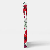 Mohnträume: Inspirierend Muster iPhone Hülle (Linke Seite)