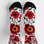 Mohnträume: Inspirierend Muster Socken (Oben)