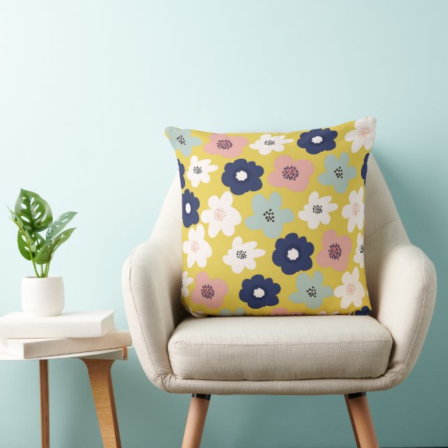 Mohnwärme 20x20 Kissen (Stuhl )