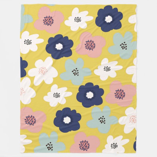 Mohnwärme 60x80 Fleece Blanket (Vorderseite)