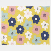 Mohnwärme 60x80 Fleece Blanket (Vorderseite (Horizontal))