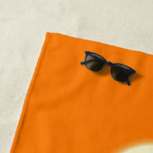 Mohnwiese bei Sonnenuntergang Strandtuch (Beispiel)