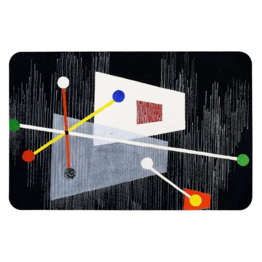 Moholy-Nagy - abgeschnittene Pyramiden Magnet (Horizontal)