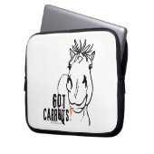 Möhren Got? Laptopschutzhülle (Vorderseite Links)