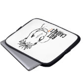 Möhren Got? Laptopschutzhülle (Vorne Knopf)