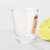 Mohs Skala von Mineralhärte Schnapsglas (Links)