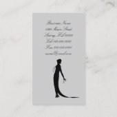 Moi - ÄNDERN Sie BLACKGROUND ZU JEDER MÖGLICHER Visitenkarte (Rückseite)