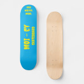 MOI - cy Skateboard blau (Vorderseite)
