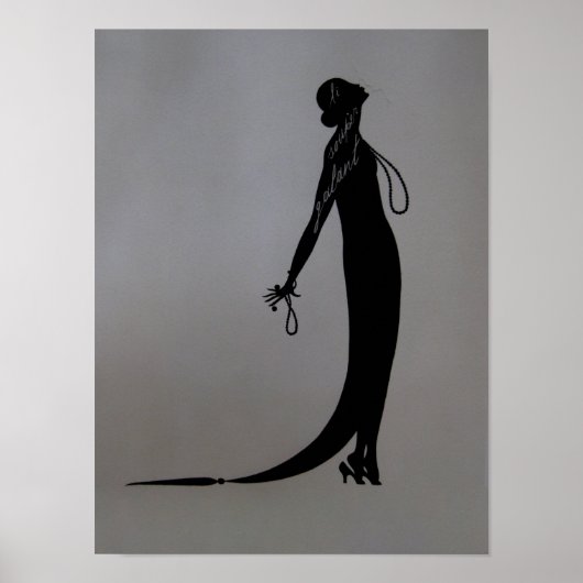 Moi Fashion Plate LEINWAND & SIZE OPTIONEN - Poster (Vorne)