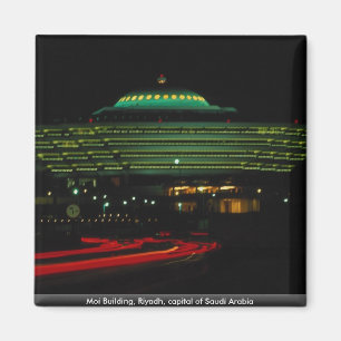 Moi-Gebäude, Riad, Hauptstadt von Saudi-Arabien Magnet