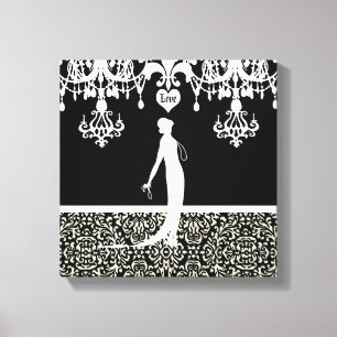 Moi-Moden ~ ÄNDERUNGS-FARBE 12x12/.75" dick Leinwanddruck