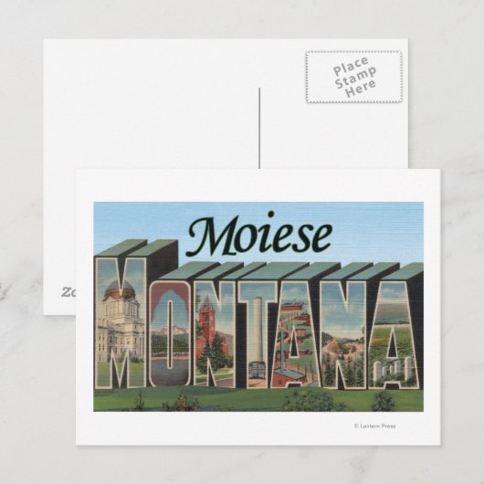 Moiese, Montana Postkarte (Vorne/Hinten)
