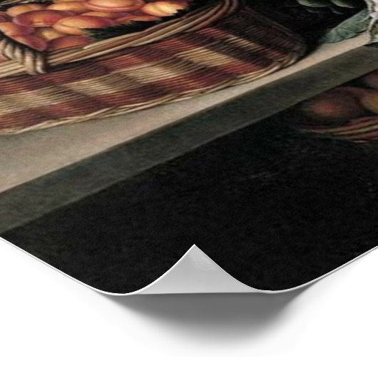 Moillon - Marktstau Poster (Ecke)