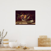 Moillon - Obstkorb und Spargel Poster (Küche)