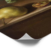 Moillon - Stillleben mit Pflaumen Poster (Ecke)