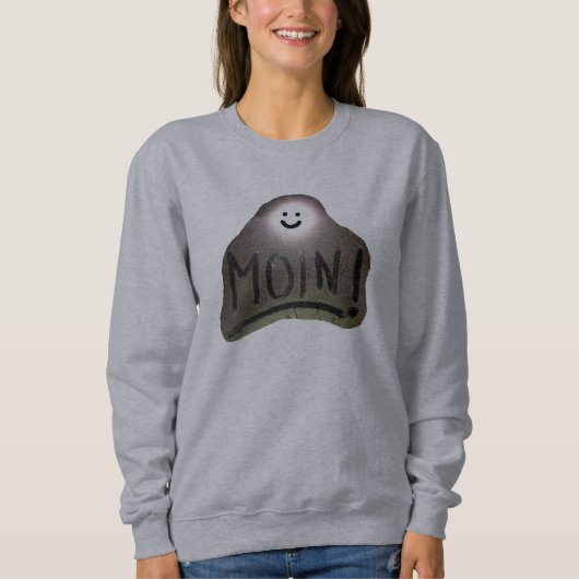 MOIN! macht einen GUTEN Morgen! - Sweatshirt (Vorderseite)